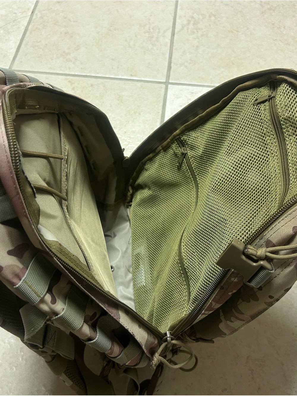 Men's Tactical Backpack - Multicam Camo View 3